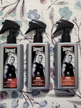 NEW TapOut Men's Body Spray John Cena 3x Bottle Lot, WWE